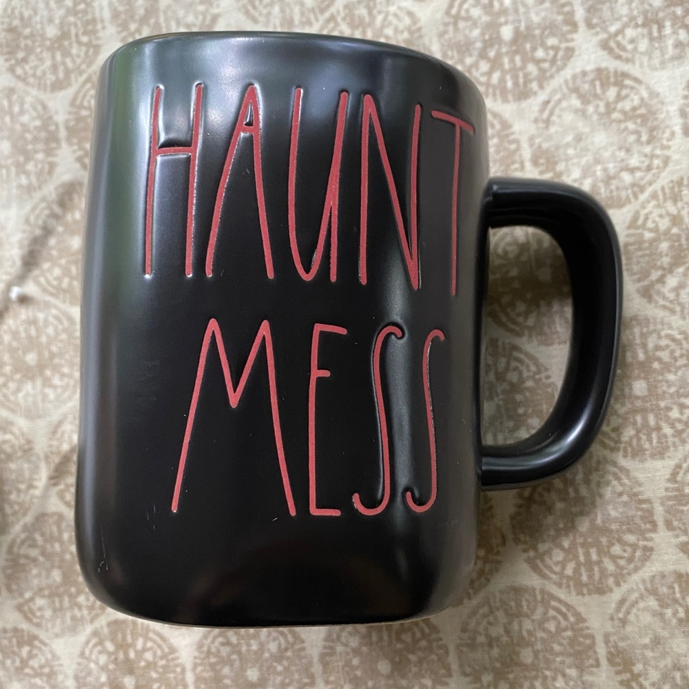 Rae Dunn HAUNT MESS mug